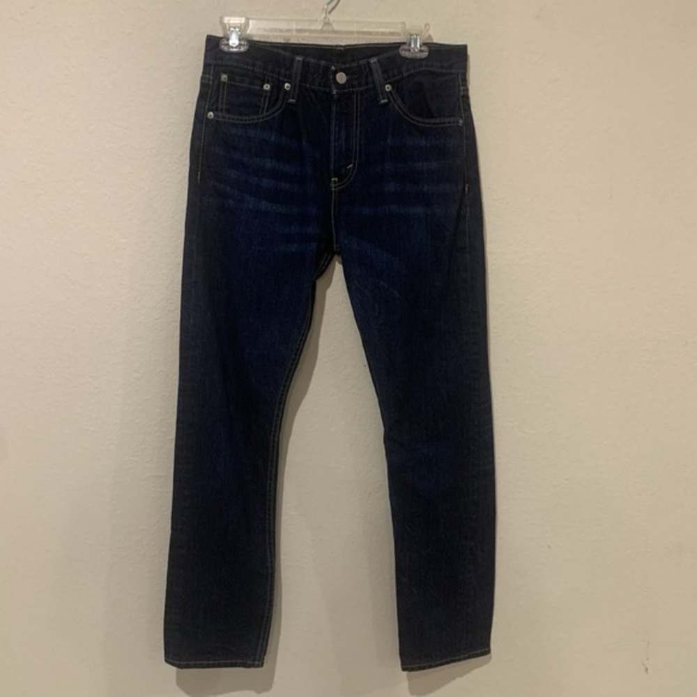 Levis 508 Jeans Men's W30 L29 Dark Wash Straight Fit Cotton Business Casual